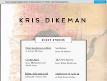 Tablet Screenshot of krisdikeman.com